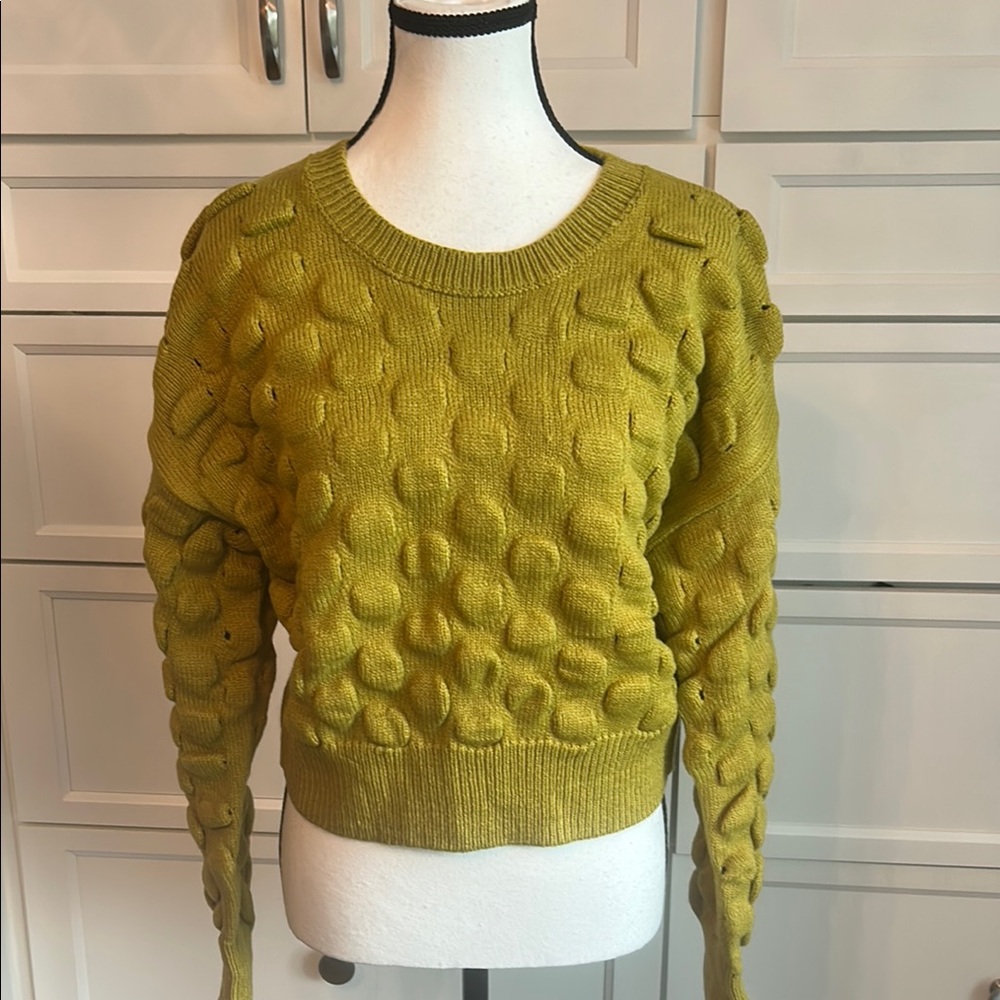 Hera Collection  Knit Sweater - Green